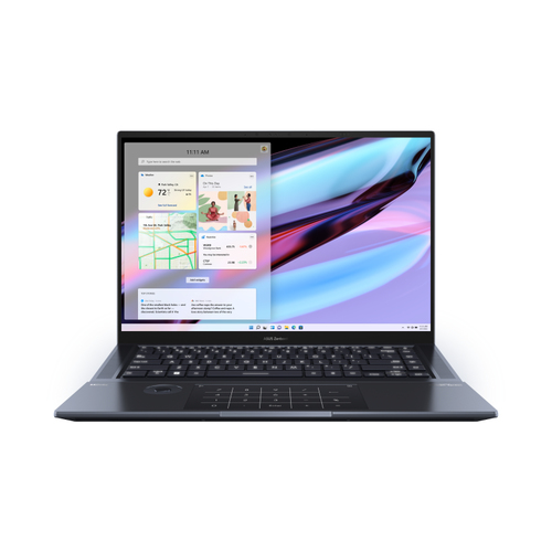 ASUS ZenBook UX7602ZM-ME171W notebook i7-12700H Computer portatile 40,6 cm (16") Touch screen 4K Ultra HD Intel® Core™ i7 32 GB LPDDR5-SDRAM 1 TB SSD NVIDIA GeForce RTX 3060 Wi-Fi 6E (802.11ax) Windows 11 Home Nero