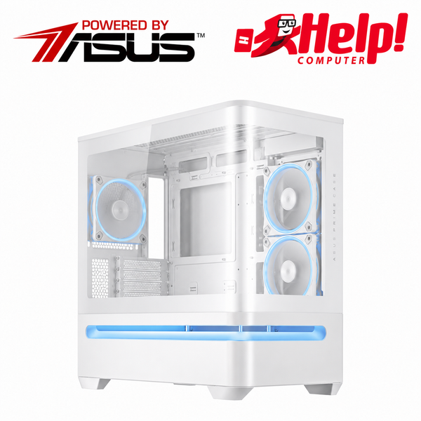 Frost White Powered By ASUS | PC Gaming Intel Ultra 7-265K | RTX 5060 8GB White| 16 GB DDR5 | SSD 1TB | WiFi | W11