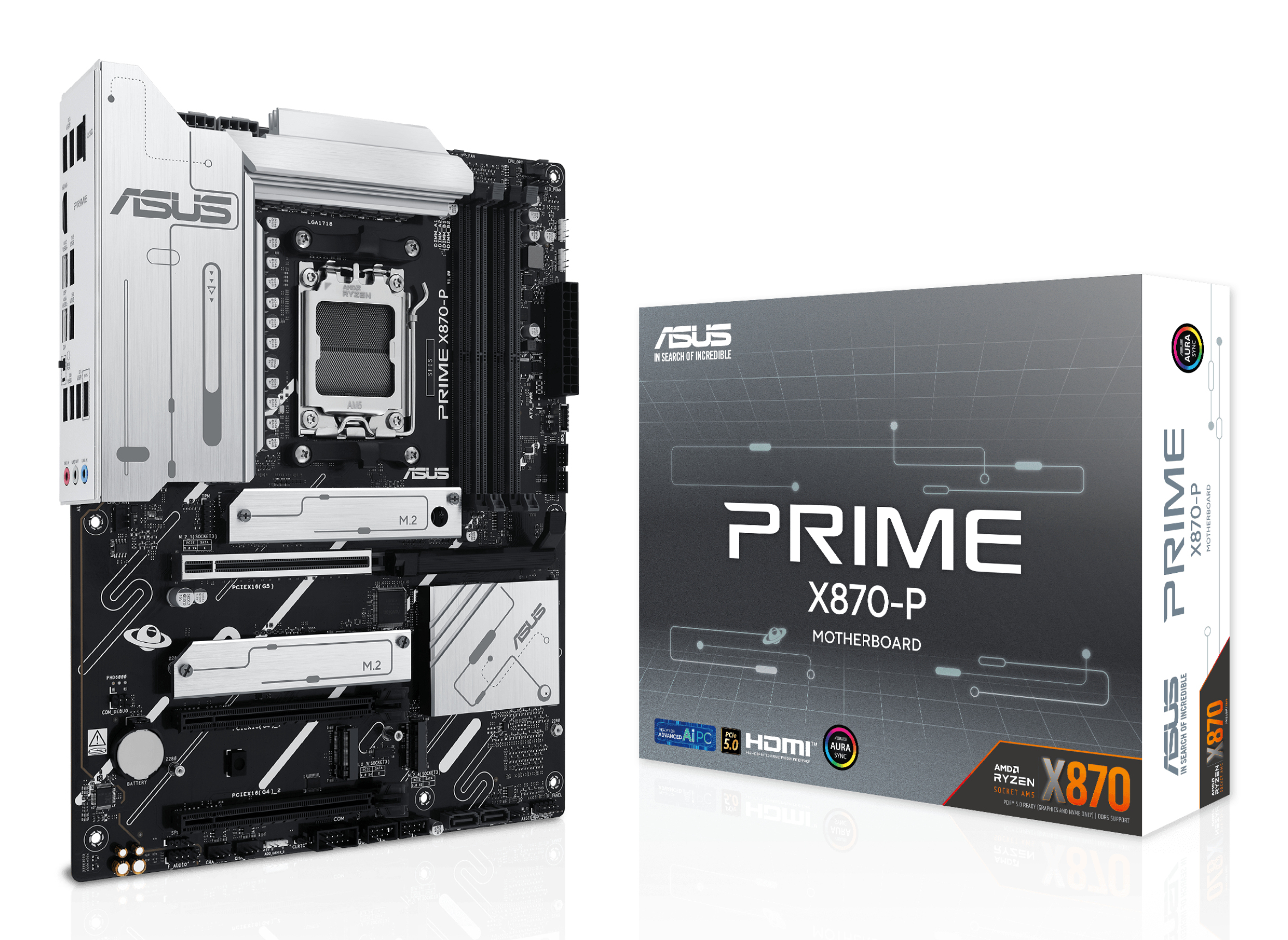 ASUS MB AMD X870E,PRIME X870-P,AM5,X870,USB4,AURA,MB