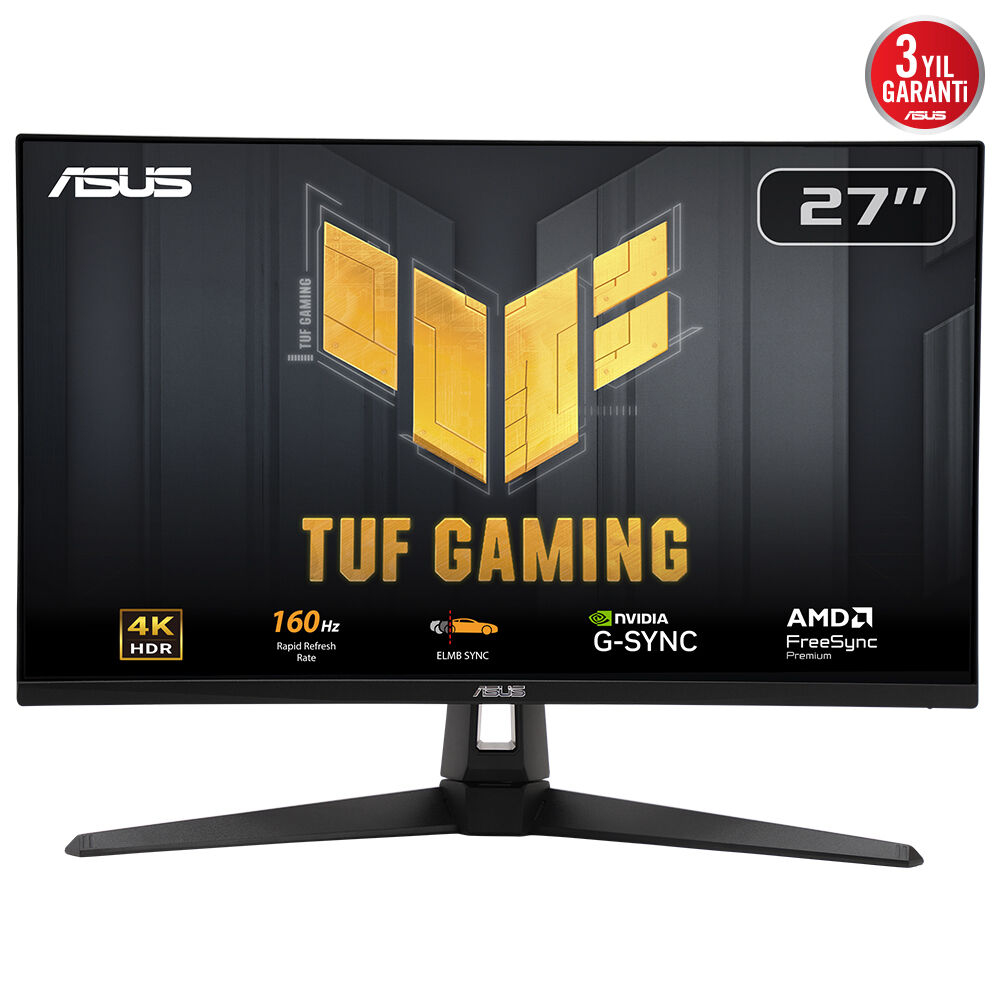 ASUS MONITOR GAMING 27 LED IPS 4K UHD 16:9 1MS 160HZ 350 CDM, DP/HDMI, MULTIMEDIALE