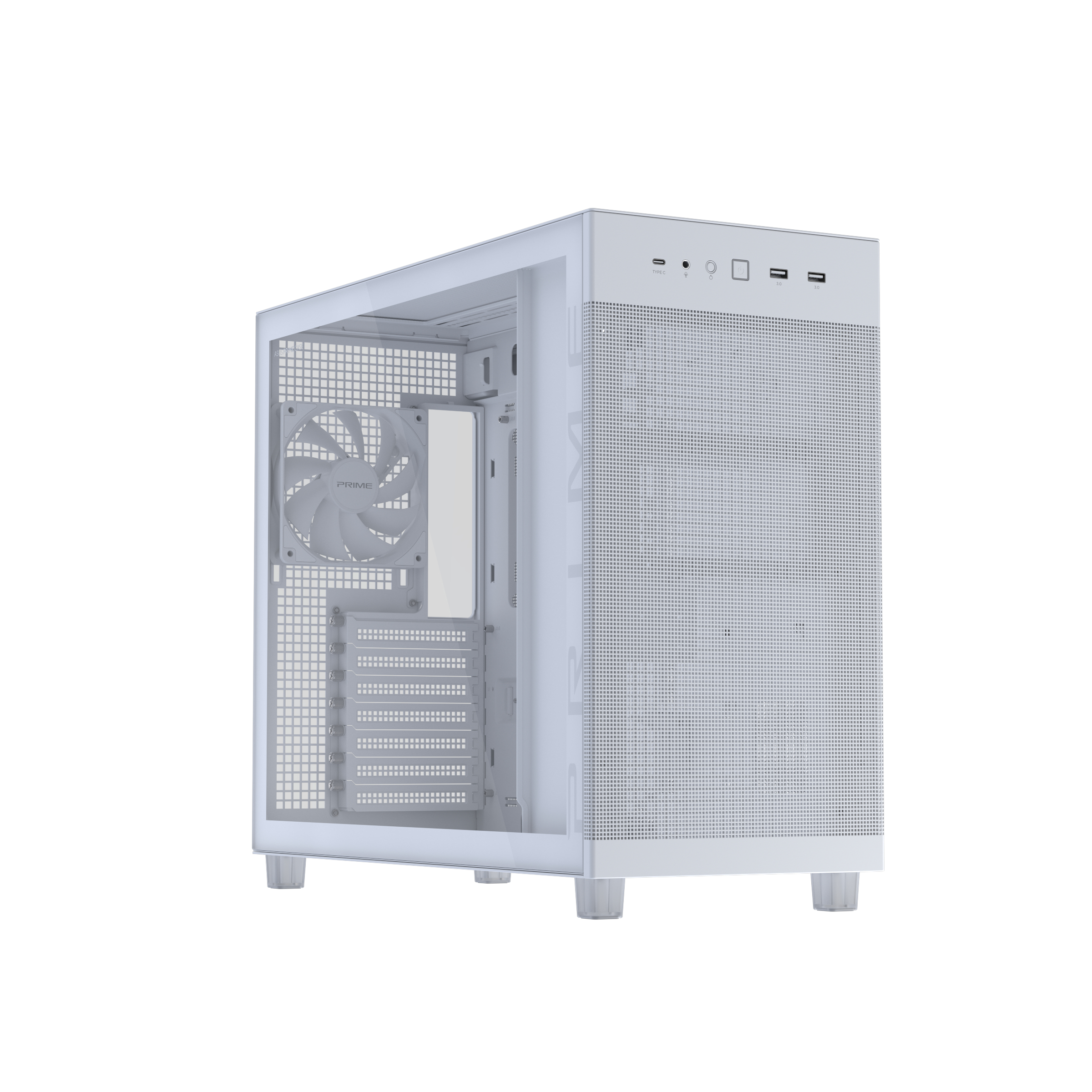 ASUS CASE PRIME AP303 TG WHITE