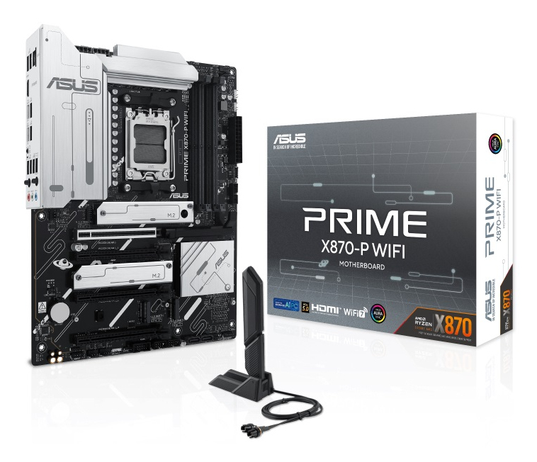 ASUS MB AMD X870E,PRIME X870-P WIFI,AM5,X870,USB4,WIFI7,AURA,MB