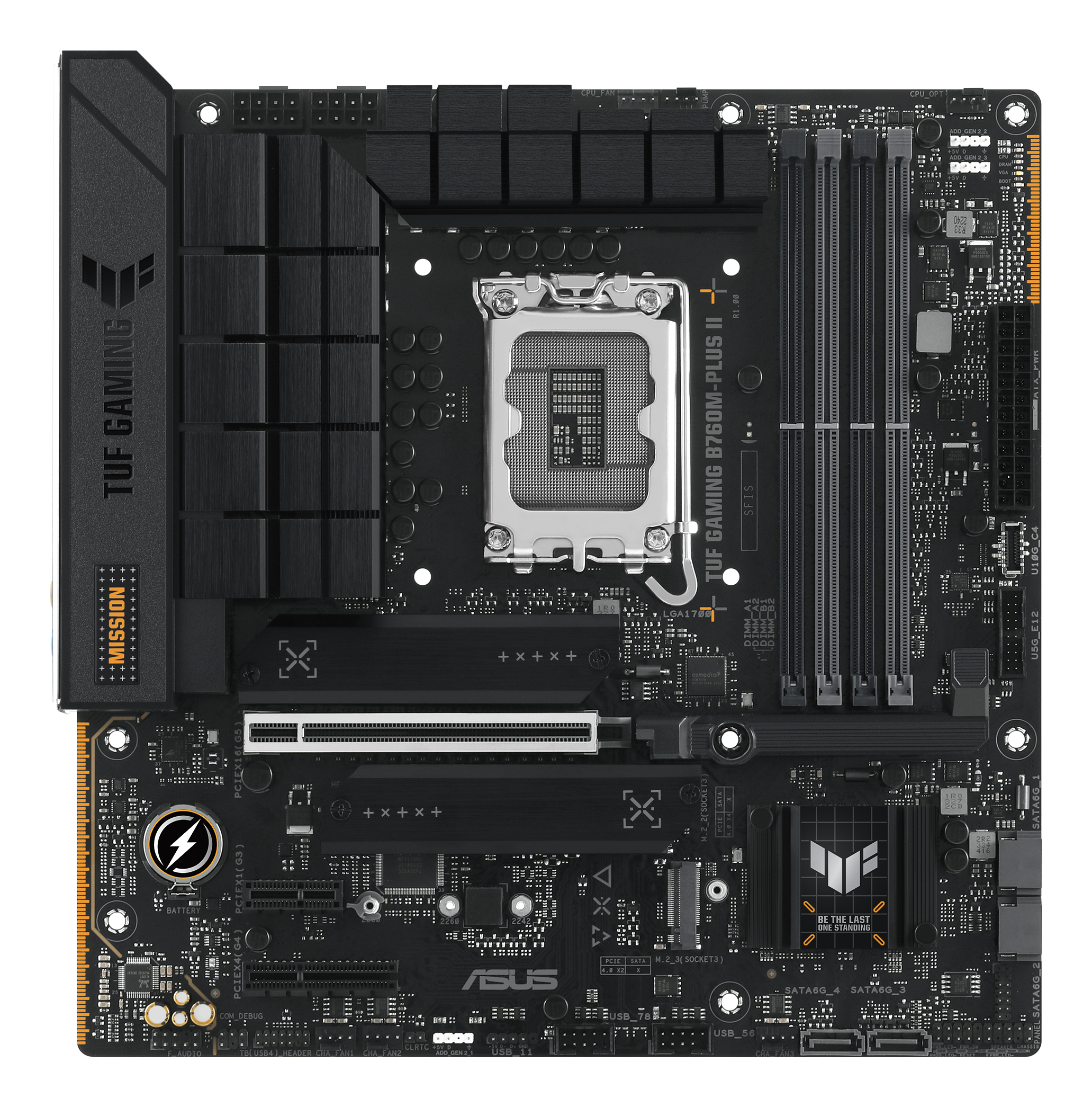 ASUS MB B760M, TUF GAMING B760M-PLUS II, LGA1700,B760,USB20G