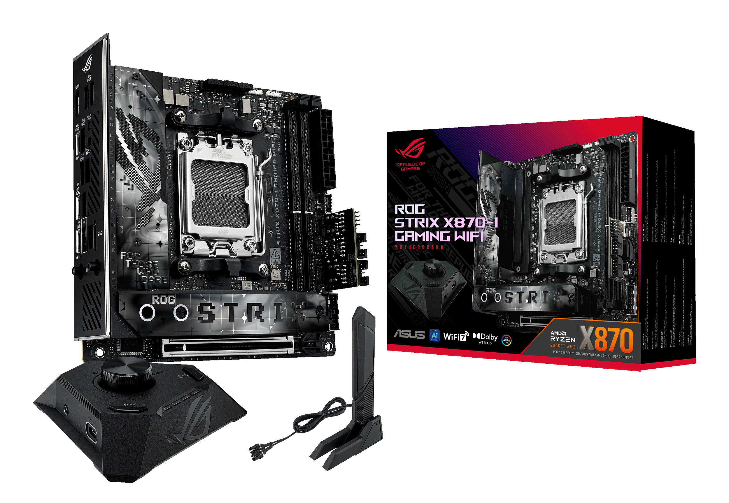 ASUS MB AMD X870E,ROG STRIX X870-I GAMING WIFI,AM5, X870, USB4, MB