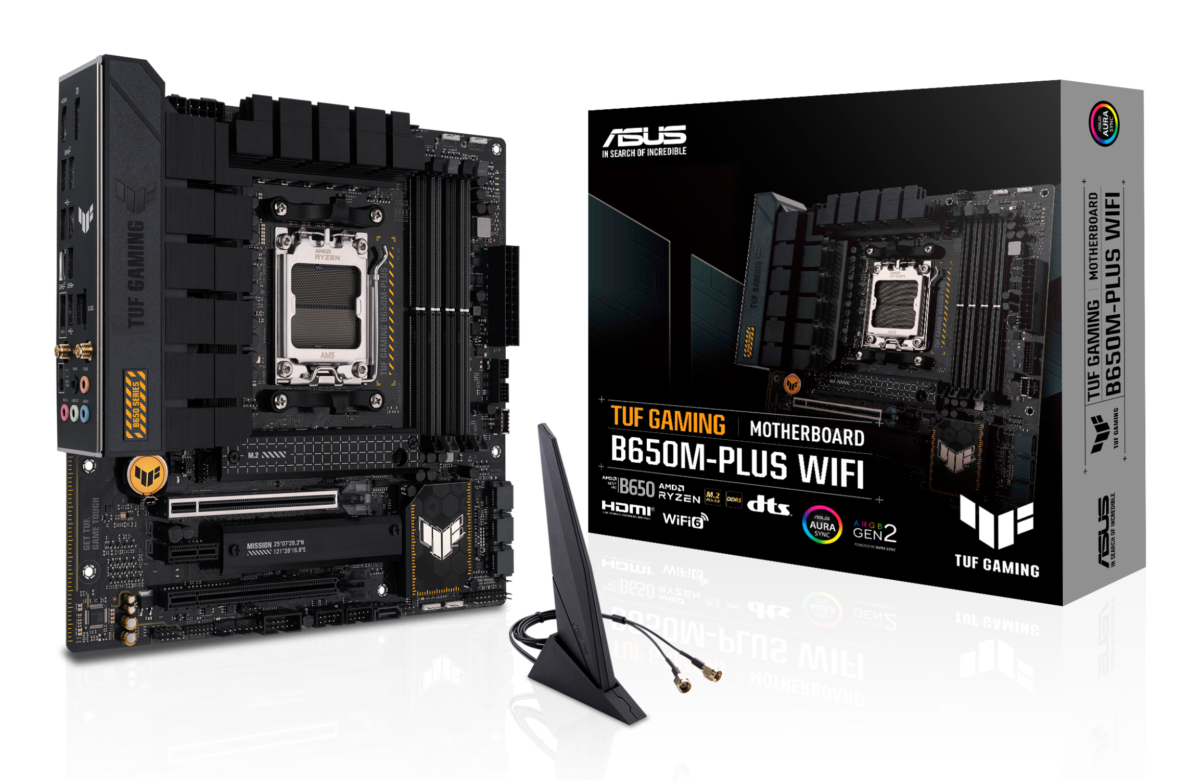 ASUS MB AMD B650, TUF GAMING B650M-PLUS WIFI, AM5, 90MB1BF0-M0EAY0