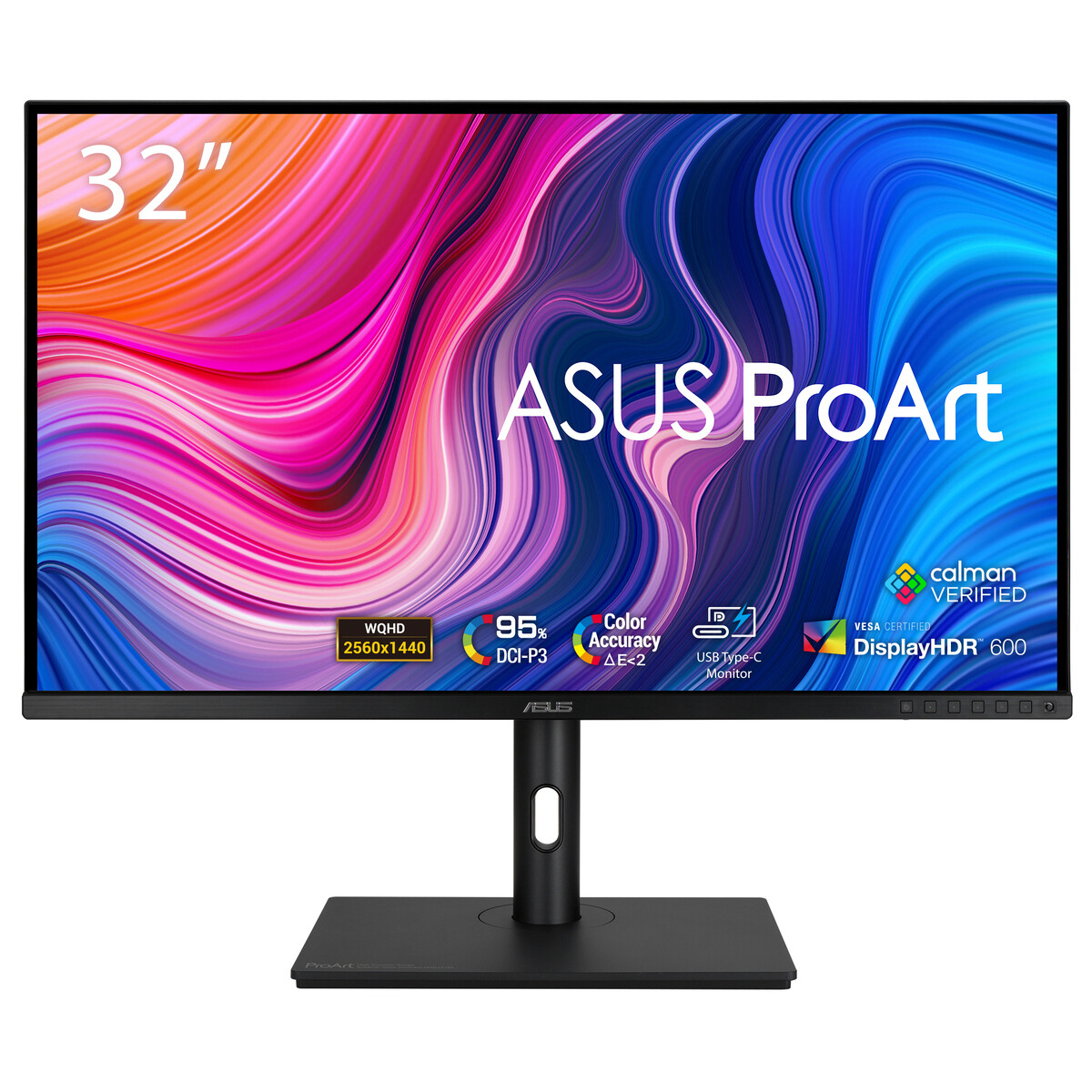 MONITOR ASUS LED PROART 32" Wide PA328CGV IPS 2560x1440 5ms 450cd/m²1000:1 2x2W MM Pivot Reg.inH 2HDMI DP USB-C Docking