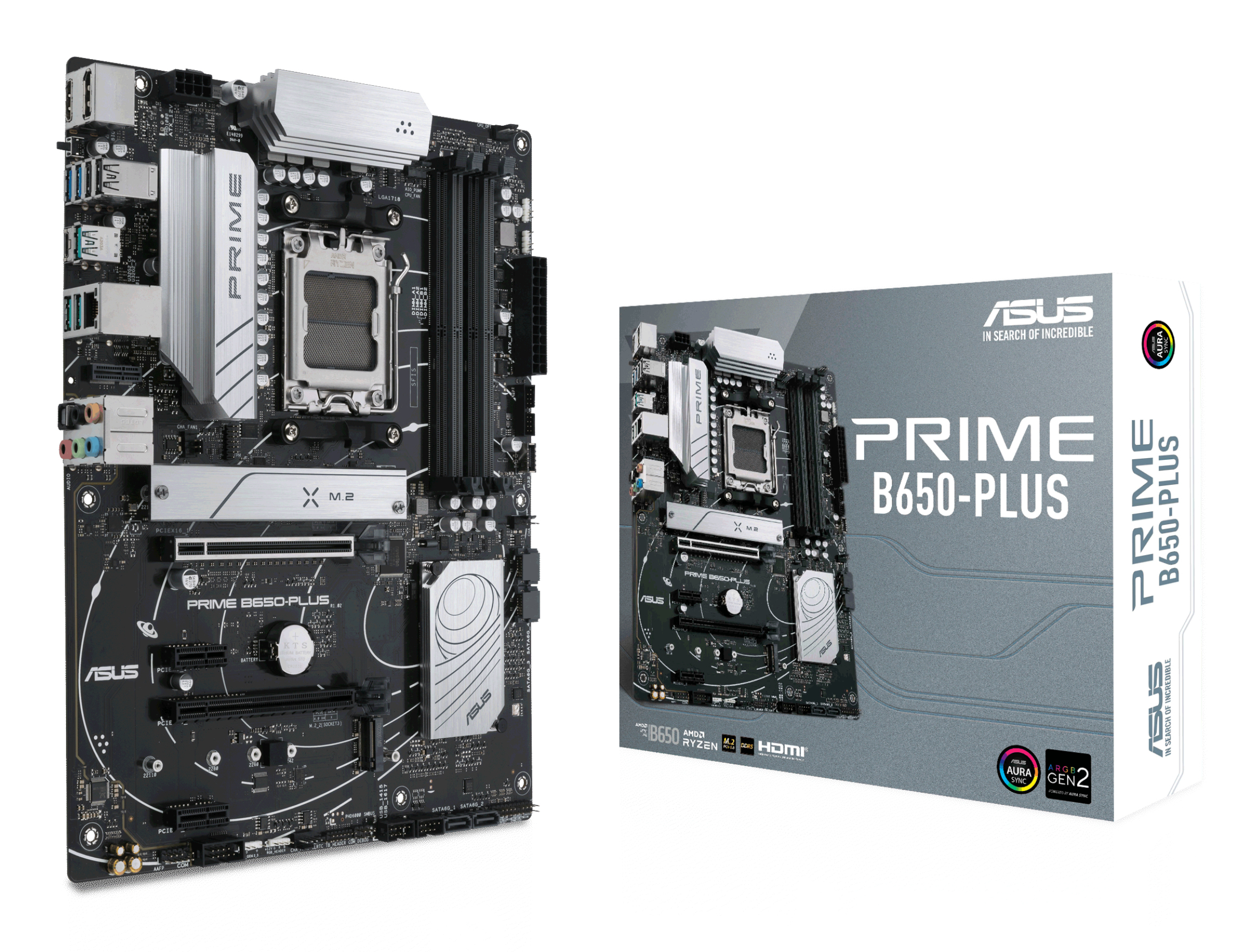 MB ASUS AMD PRIME B650-PLUS B650 AM5 4DDR5 HDMI+DP PCIE, 4*SATA,M.2 ATX