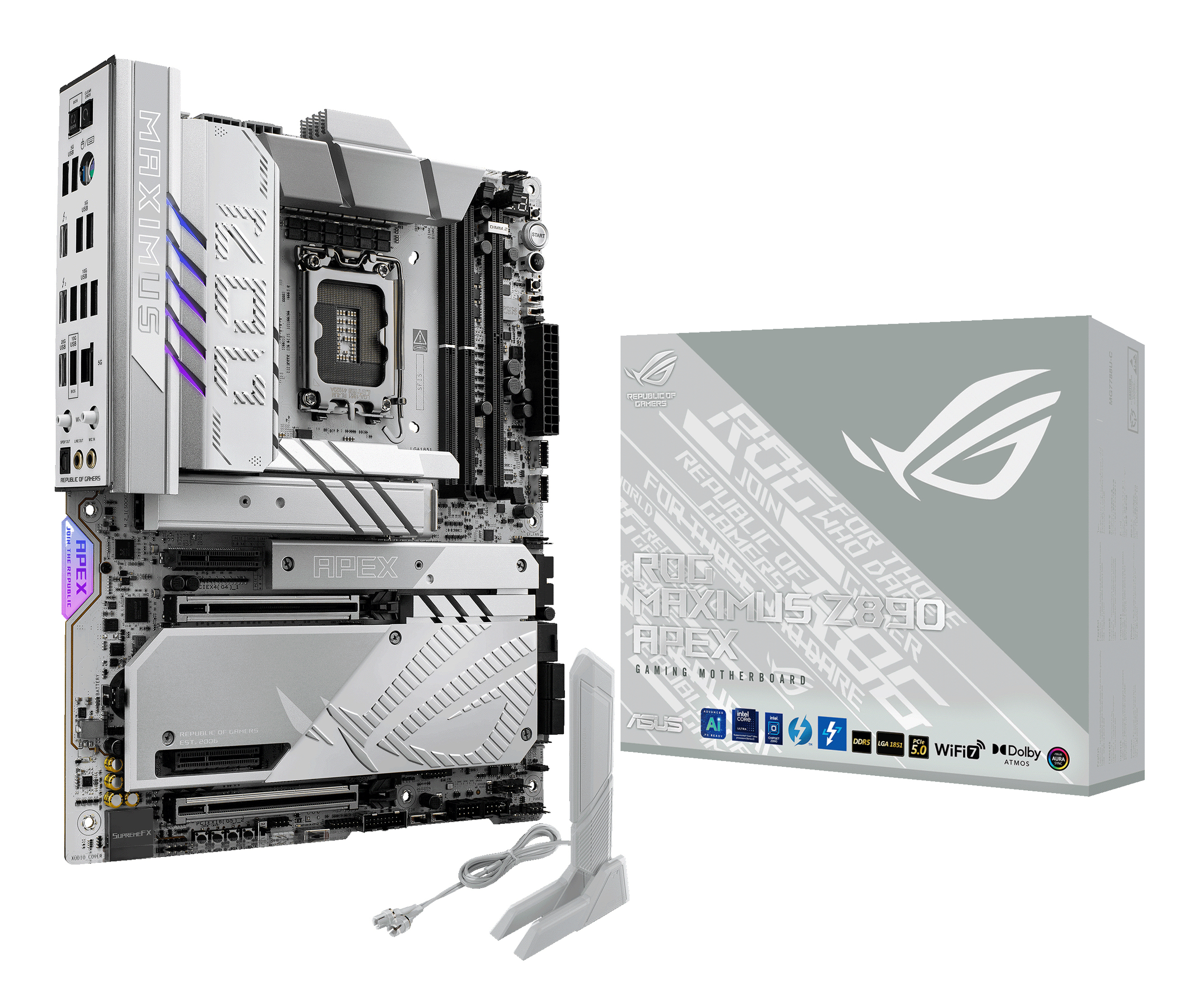 ASUS MB ROG MAXIMUS Z890 APEX LGA1851 GAMING,Z890,TBT4,MB