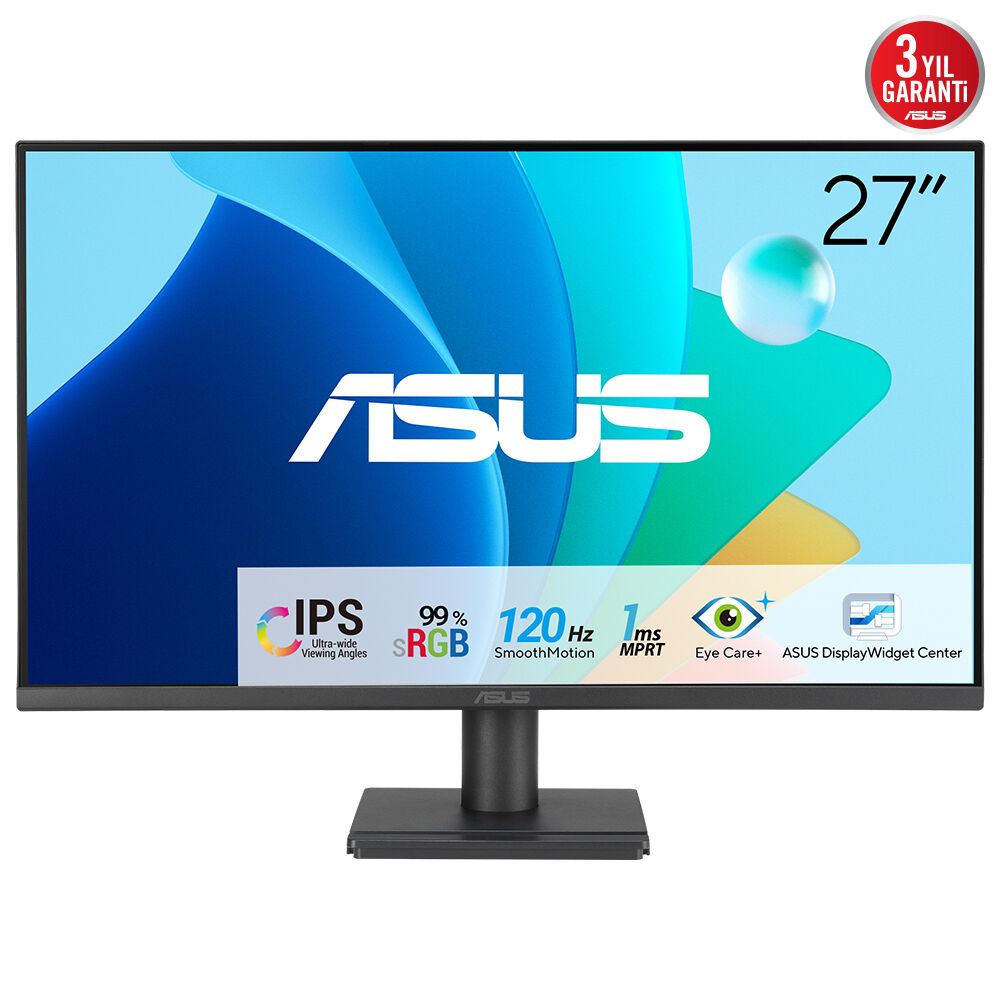 ASUS MONITOR 27 LED IPS 16:9 FHD 1MS 300 CDM, VGA/HDMI