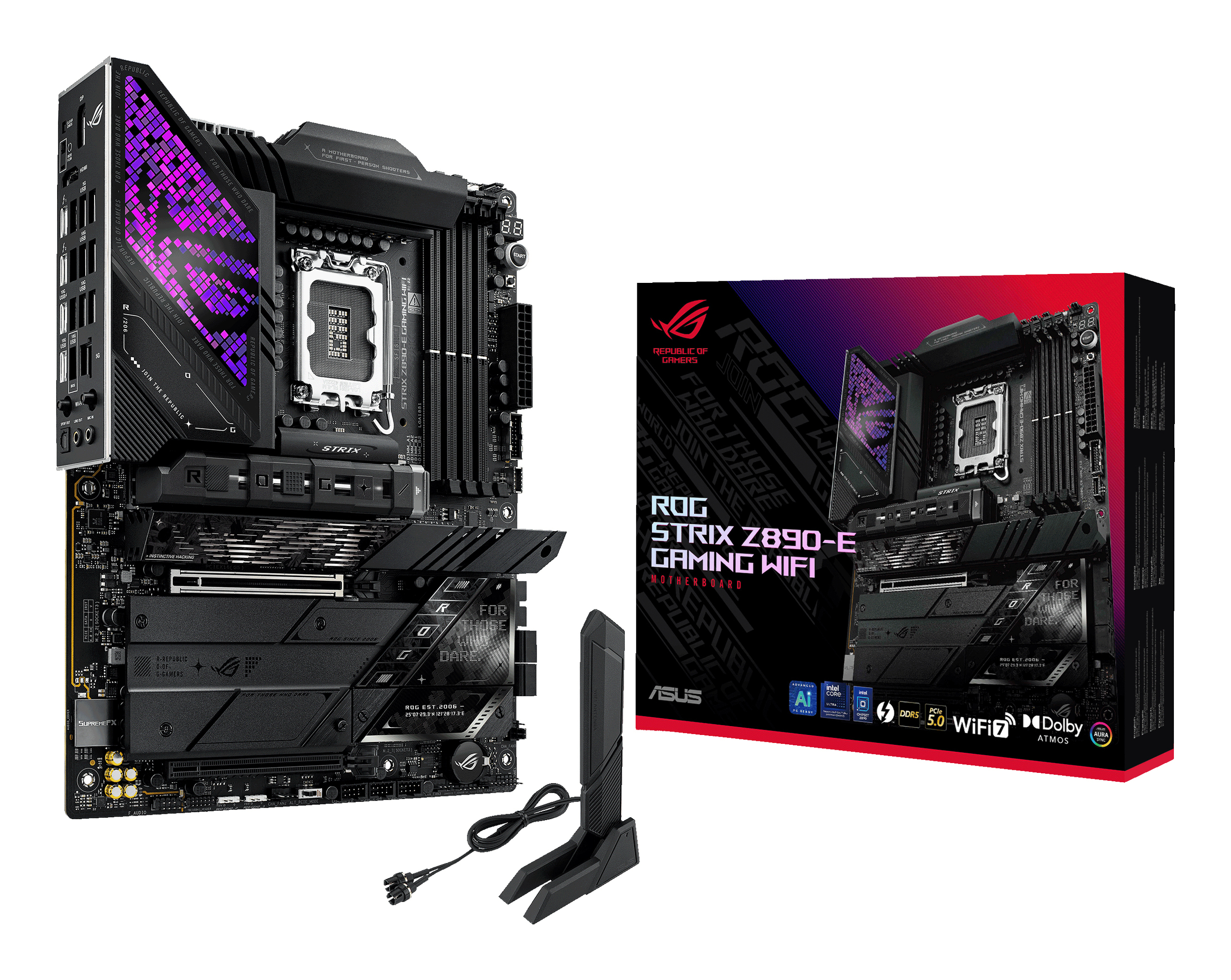 ASUS MB ROG STRIX Z890-E GAMING WIFI LGA1851, Z890, TBT4, MB