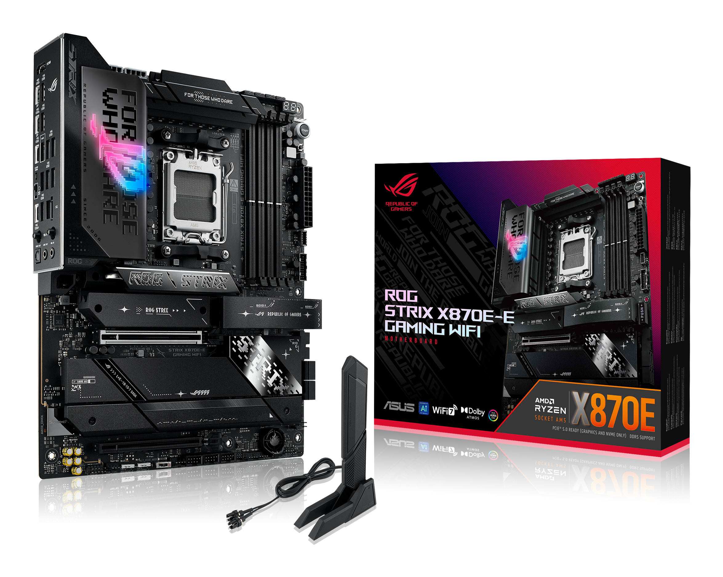 ASUS MB AMD X870E,ROG STRIX X870E-E GAMING WIFI,AM5,X870,USB4,MB