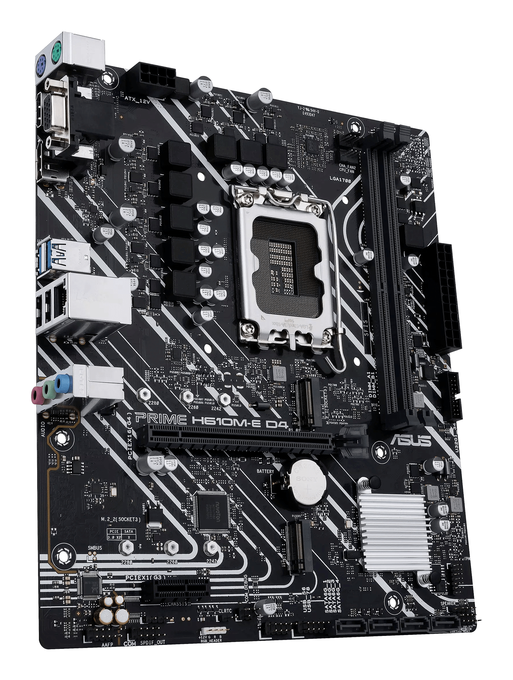 ASUS MB H610, PRIME H610M-E D4, LGA 1700, DUAL M.2 - CSM, 90MB19N0-M0EAY0