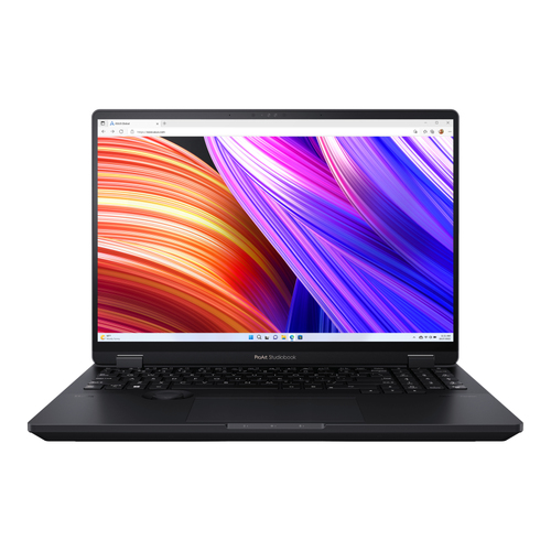 ASUS ProArt StudioBook Pro 16 OLED W7604J3D-MY045X Intel® Core™ i9 i9-13980HX Computer portatile 40,6 cm (16") Touch screen 32 GB DDR5-SDRAM 2 TB SSD NVIDIA RTX A3000 Wi-Fi 6E (802.11ax) Windows 11 Pro Nero