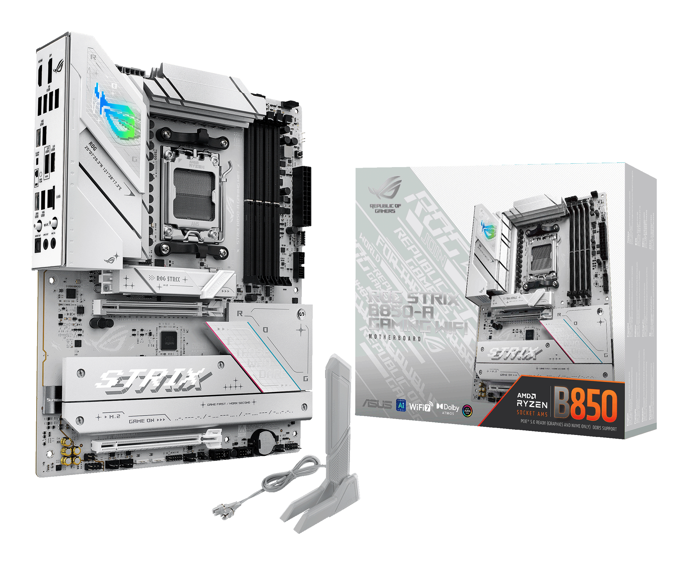 ASUS MB AMD B850A,DDR5 ROG STRIX B850-A GAMING WIFI,AM5,B850,USB,MB M2/SATA