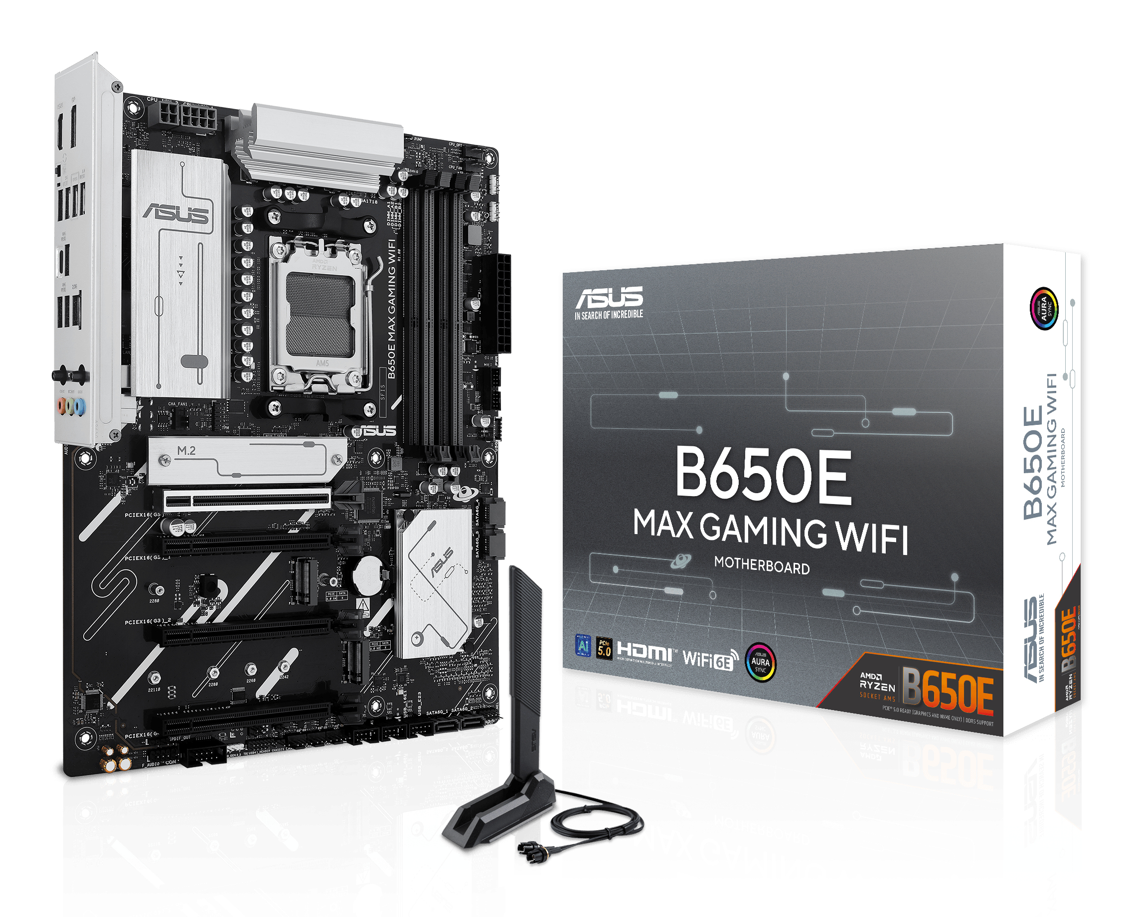 ASUS MB B650E MAX GAMING WIFI//AM5,B650,USB10G,WIFI,AURA