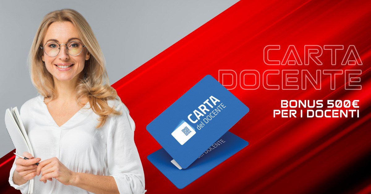 Carta docente sconti esclusivi su risorse educative